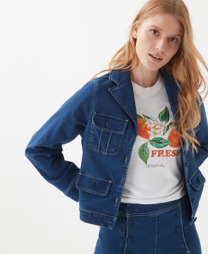 Les Tropeziennes ADAGIO Denim Giacca Jean | 178-ZGUKAQ