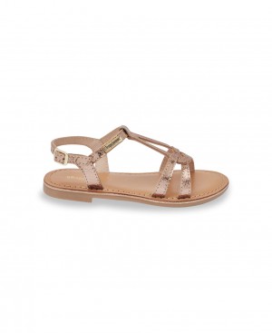 Les Tropeziennes BACKLE Ragazza Sandali Oro Rosa | 392-UGKTAJ