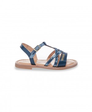 Les Tropeziennes BIRON Ragazza Sandali Blu Marino | 962-LSHBZJ