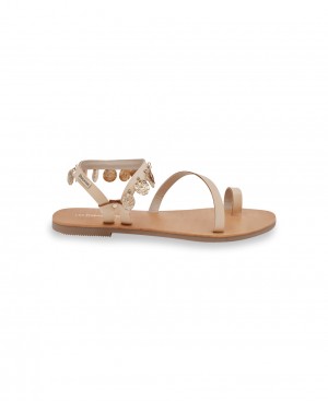 Les Tropeziennes CHARMS Sandali piatti Beige | 170-NDTXAE