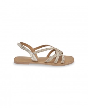 Les Tropeziennes CHOMY Sandali piatti Oro | 937-AWNFRU