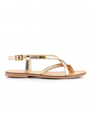 Les Tropeziennes CHOU Sandali Con Le Dita Oro | 380-RXNUJF