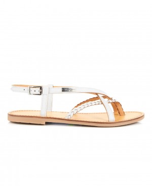 Les Tropeziennes CHOU Sandali piatti Bianche | 592-KWIMGC
