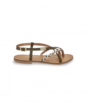 Les Tropeziennes CHOU Sandali piatti Kaki Multi | 548-GPLHCX