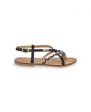 Les Tropeziennes CHOU Sandali piatti Nere | 827-OSEQVN