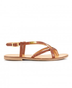 Les Tropeziennes CHOU Sandali piatti Tan | 987-AGVZTP