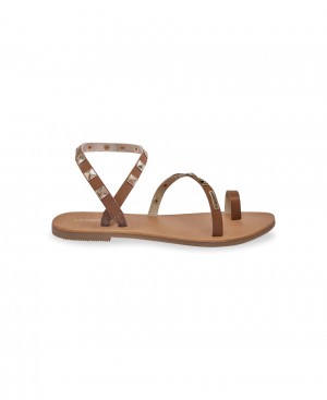 Les Tropeziennes CONFETTI Sandali Con Le Dita Tan | 398-GMNLAK