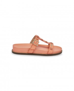 Les Tropeziennes CONSTANCE Piatti Mules Corallo | 731-OQEYMK