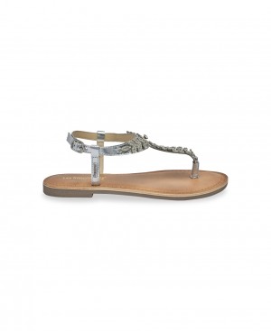 Les Tropeziennes DIAMAL Sandali piatti Argento | 125-VAPIHQ