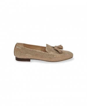 Les Tropeziennes FANTOME Tassel Loafers Beige Leopardate | 371-JEBHVW