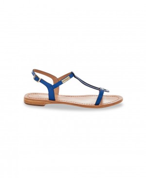 Les Tropeziennes HAMESS Sandali piatti Bleu | 518-JHSTVI