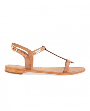 Les Tropeziennes HAMESS Sandali piatti Nude | 237-XKWHVU