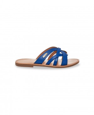 Les Tropeziennes HAMUL Piatti Mules Bleu | 763-SBPKWF