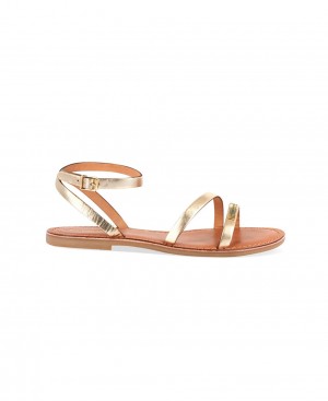 Les Tropeziennes HANAK Ankle-strap Sandali piatti Oro | 054-SYPKVG