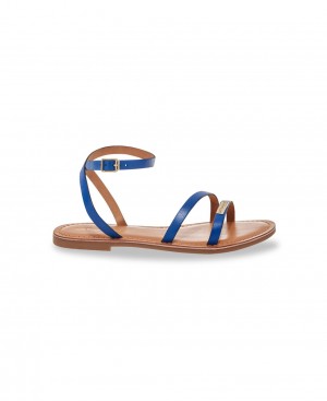 Les Tropeziennes HANAK Ankle-strap Sandali piatti Bleu | 925-GXQBZA