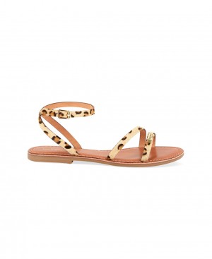 Les Tropeziennes HANAK Ankle-strap Sandali piatti Leopardate | 715-LFJESG