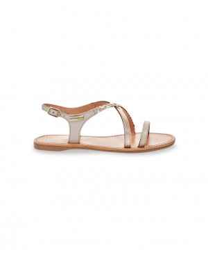 Les Tropeziennes HANANO Sandali piatti Crema | 258-XZHKMG