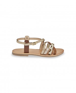 Les Tropeziennes HAPAXGUM Sandali piatti Leopardate | 483-NYLWZM