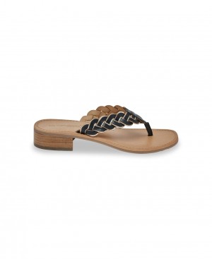Les Tropeziennes HAPYTONG Piatti Mules Nere | 518-GJBMLW