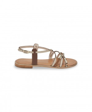 Les Tropeziennes HARRY Pelle Sandali piatti Leopardate | 457-MKZIRW