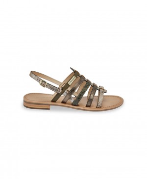 Les Tropeziennes HAVAGUM Sandali Da Gladiatore Kaki Multi | 189-BEZASL