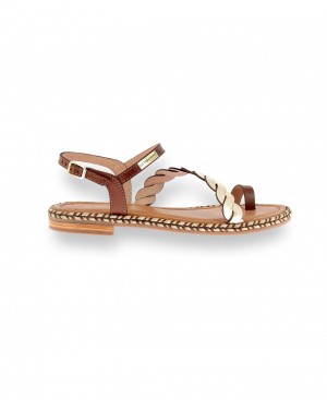 Les Tropeziennes HEBEL Sandali piatti Oro | 805-ZIPTFL