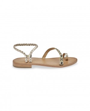 Les Tropeziennes HELLY Slip-on Sandali Con Le Dita Oro | 736-KGPOUJ