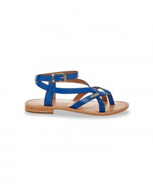 Les Tropeziennes HEPYFANI Ankle-strap Sandali Con Le Dita Bleu | 216-HZROJE