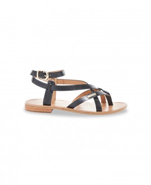Les Tropeziennes HEPYFANI Ankle-strap Sandali Con Le Dita Nere | 601-EMFLOG