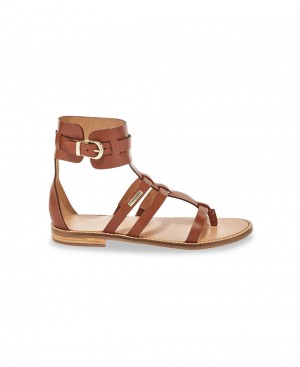 Les Tropeziennes HERRATYS Ankle-strap Sandali Con Le Dita Tan | 589-PWISJX