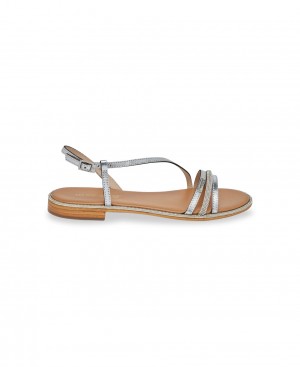 Les Tropeziennes HEVASTAR Strass Sandali piatti Argento | 347-ASFPLU
