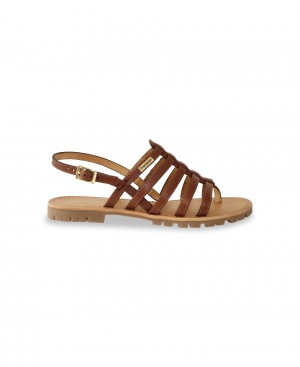 Les Tropeziennes HEXACO Sandali Da Gladiatore Tan | 847-QFYRLC