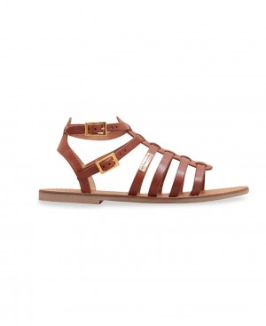 Les Tropeziennes HICELOT Sandali Da Gladiatore Tan | 910-YQEXRI
