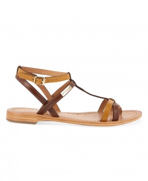 Les Tropeziennes HILIDOS Sandali Con Le Dita Jaune Bronze | 872-CIYQEX