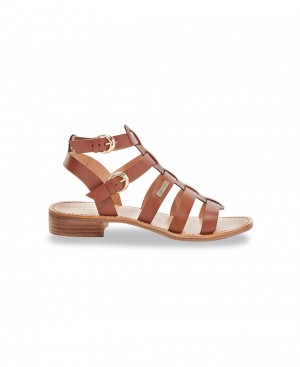 Les Tropeziennes HIRIMEL Sandali Da Gladiatore Tan | 294-ZSBVWO