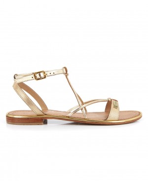 Les Tropeziennes HIRONDEL Sandali piatti Oro | 472-EGPALX