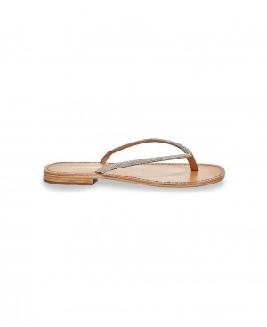 Les Tropeziennes HODALY Piatti Mules Nude Argent | 251-DFNCYH