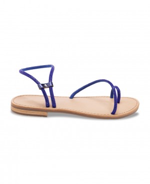 Les Tropeziennes HODAXA Glitter Sandali piatti Bleu | 579-KOJDZC