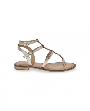 Les Tropeziennes HORELIA Sandali piatti Oro | 489-KCREWM