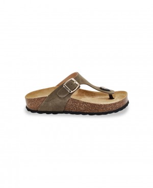 Les Tropeziennes KELTOUM Mules anatomici Khaki | 784-JNFQRI