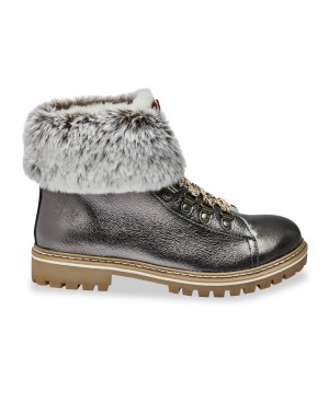 Les Tropeziennes LACEN Stivaletti piatti Pewter | 346-UCSIZV