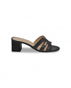 Les Tropeziennes LIVIA Piatti Mules Nere | 075-JLIZHM