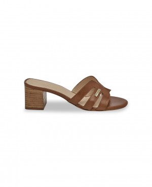 Les Tropeziennes LIVIA Piatti Mules Tan | 381-LWJSGR
