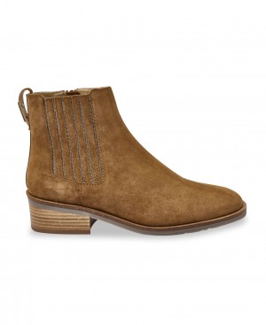 Les Tropeziennes LUDIVINE Stivaletti Chelsea Camel | 831-QOWNFS