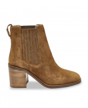 Les Tropeziennes LUDYSS Stivaletti con tacco Camel | 503-RTHMEG
