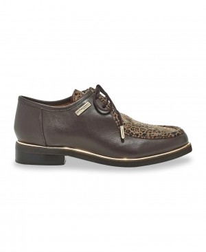 Les Tropeziennes MOLLY Scarpe Derby Leopardate | 724-QFXRIA