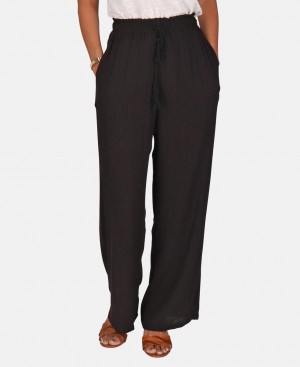 Les Tropeziennes MURI Fluid Pantaloni Nere | 356-CWJUTH