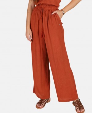 Les Tropeziennes MURI Fluid Pantaloni Terracota | 763-YEPGMF