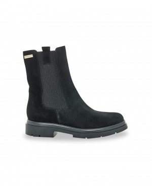 Les Tropeziennes SLAM Stivaletti Chelsea Noir Suede | 367-CMZLDT