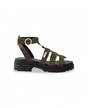 Les Tropeziennes TOBOSUED Sandali Da Gladiatore Khaki | 360-NYAEPH